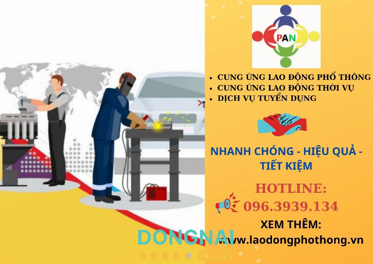 Công ty cung ứng lao động ở Đồng Nai
