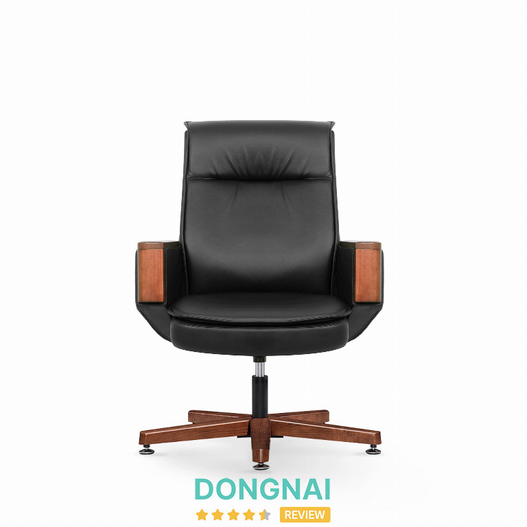 Ghế da có đệm êm ái, sang trọng