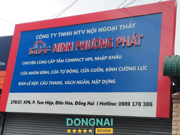 Nhôm Kính Minh Phương Phát - Tổ 39A KP 11A