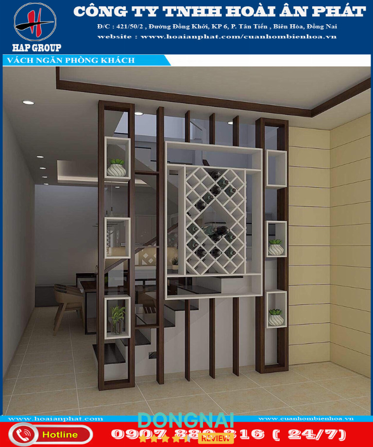 thi công cầu thang kính ở Biên Hòa