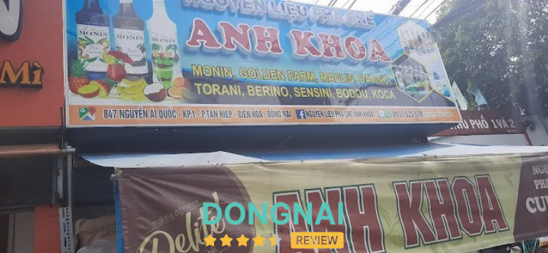 Nguyên Liệu Làm Bánh và Pha Chế Anh Khoa - Biên Hòa