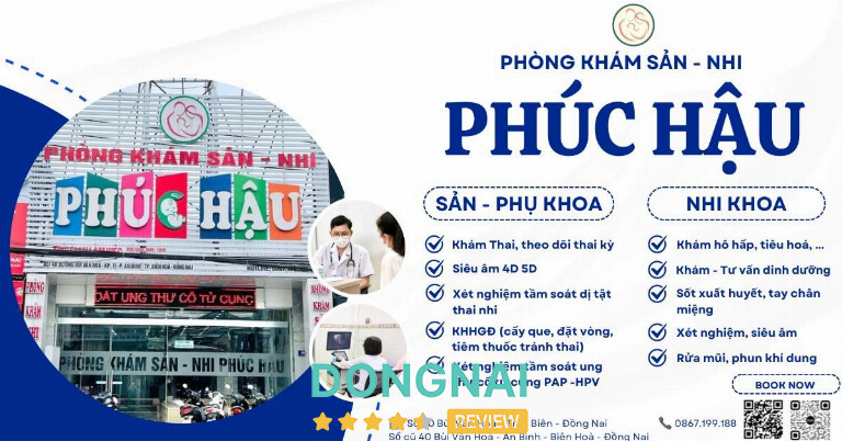 Phòng Khám Sản - Nhi Phúc Hậu - Số 40 Bùi Văn Hòa