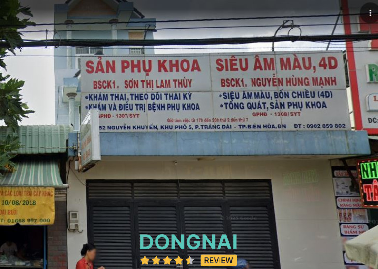 Phòng khám sản phụ khoa Bác sĩ Lam Thùy - Nguyễn Khuyến