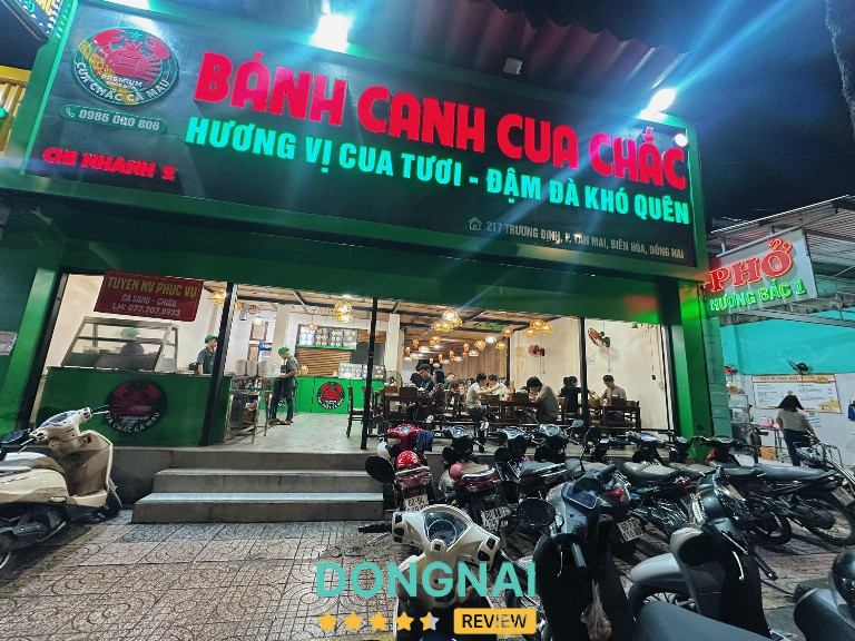 quán bánh canh ghẹ ở Biên Hòa