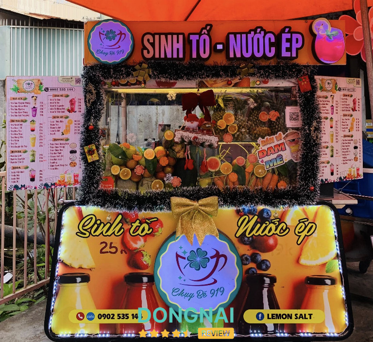 quán sinh tố ở Biên Hòa