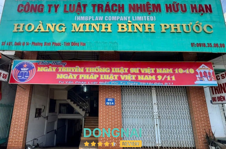 Công ty Luật TNHH Hoàng Minh Bình Phước - 196 Phú Riềng Đỏ
