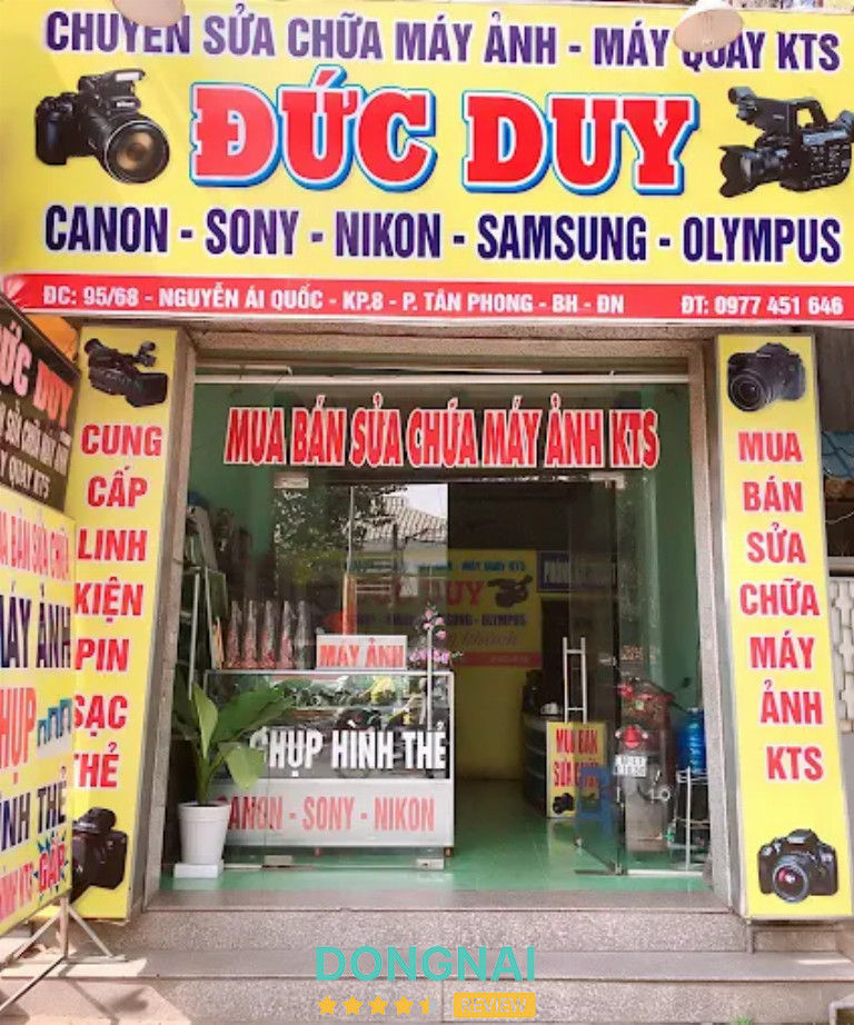 Cửa hàng máy ảnh tại Đồng Nai 