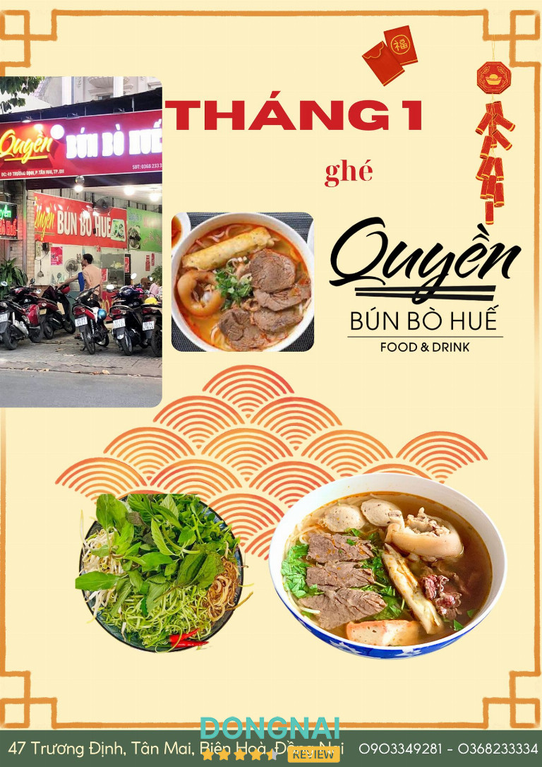 Bún Bò Huế Quyền - 47 Trương Định