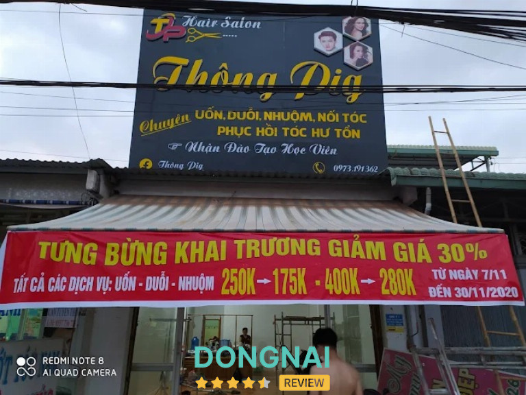 salon tóc ở Đồng Xoài