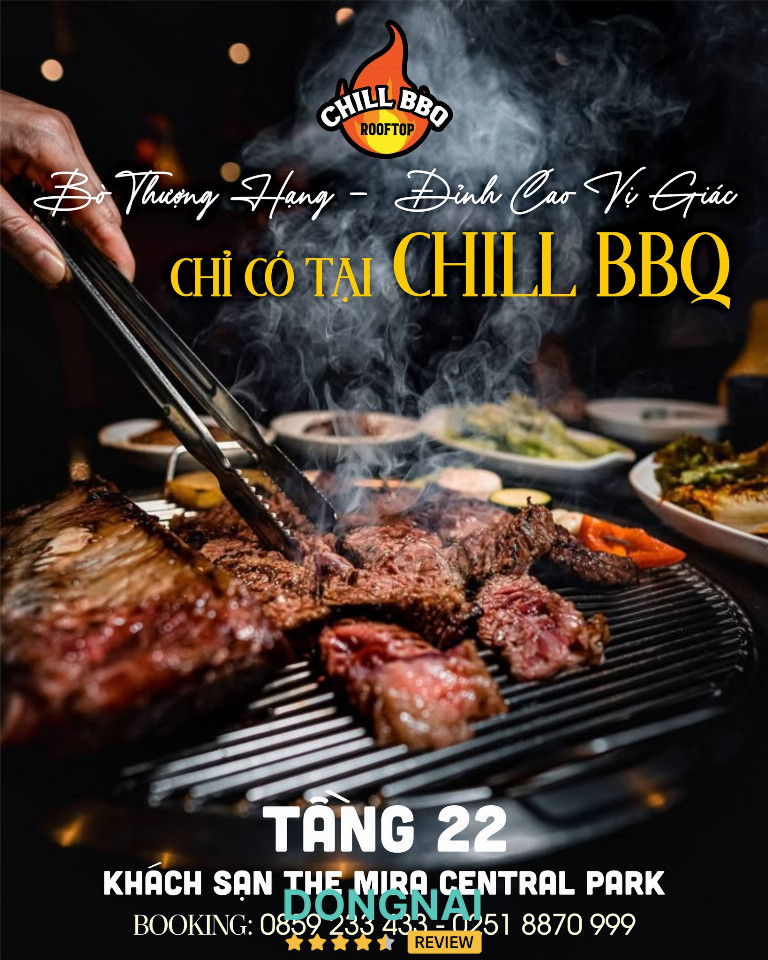 Chill BBQ Rooftop - 128/16 Nguyễn Ái Quốc
