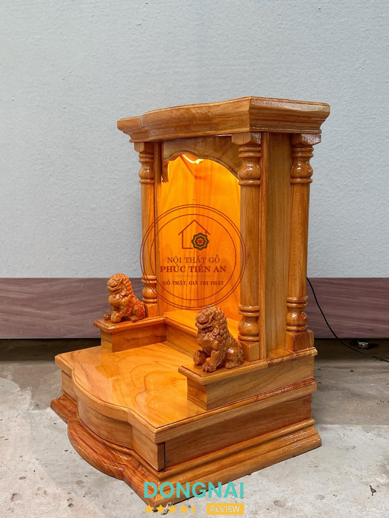 bàn thờ Thần Tài Ông Địa ở Hố Nai