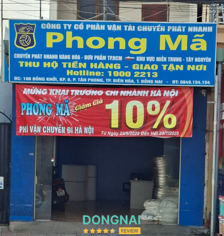 Chành Xe Phong Mã Đồng Nai - 106 Đồng Khởi