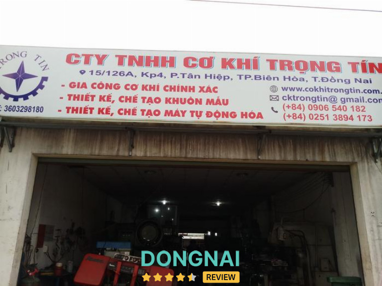công ty cơ khí ở Biên Hòa