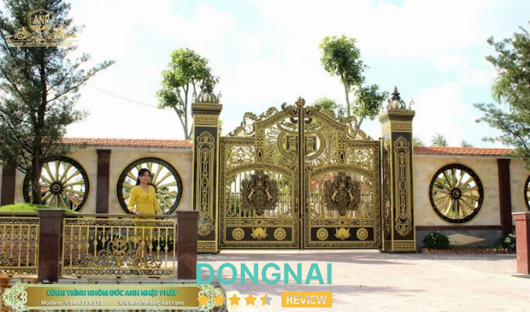 Cổng Nhôm Đúc Anh Nhật Phát - Biên Hòa
