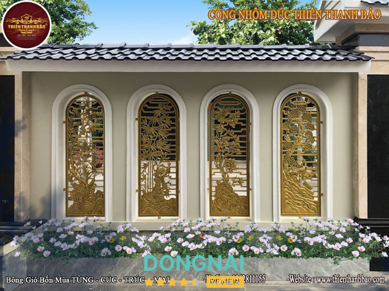 Cổng Nhôm Đúc Thiên Thanh Bảo - Biên Hòa