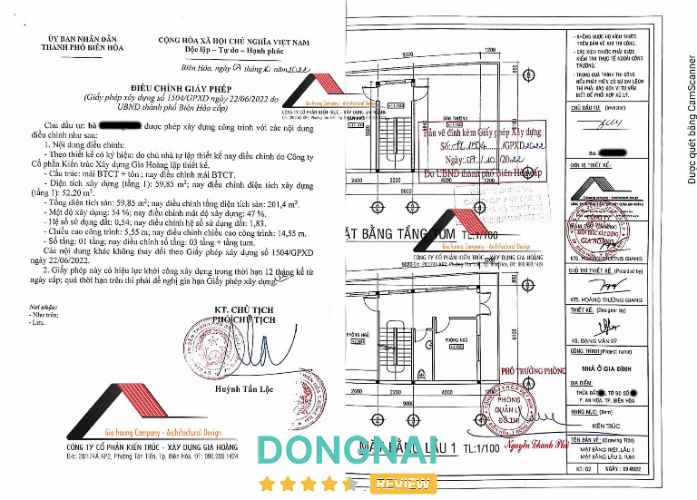 Xin Giấy Phép Xây Dựng Nhà Biên Hòa - 955/32 Bùi Hữu Nghĩa