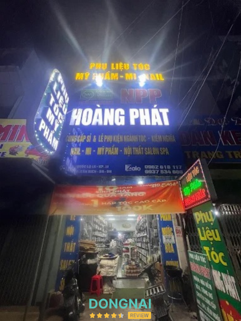 Mỹ phẩm phụ liệu tóc nail Hoàng Phát - Biên Hòa