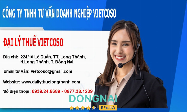 Công ty TNHH Tư vấn Doanh nghiệp VietCoso - Long Thành