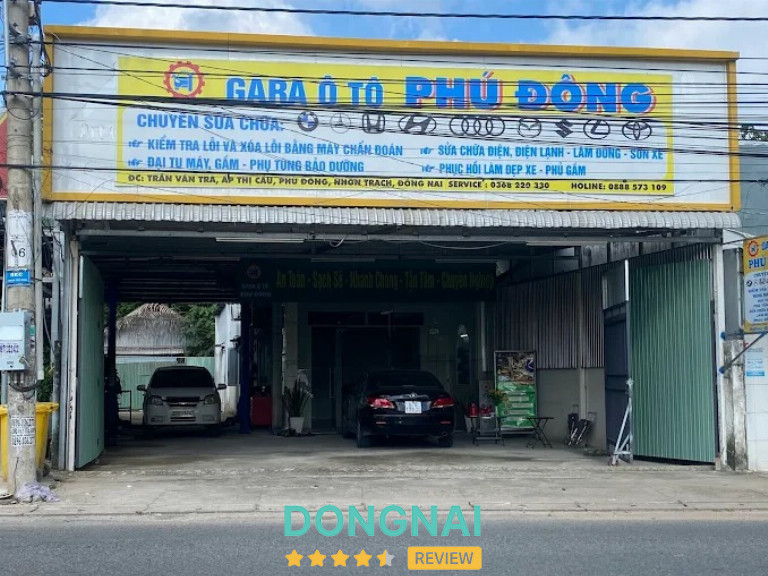 Gara oto Phú Đông - 581 Trần Văn Trà