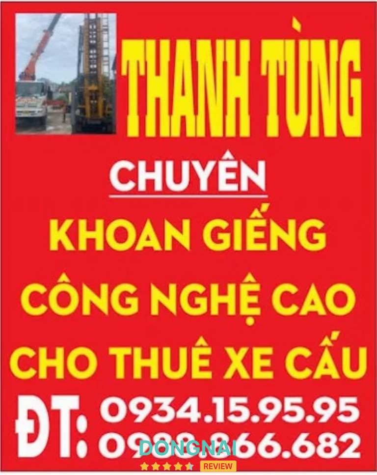 Khoan Giếng Công Nghệ Cao Thanh Tùng - 2C9 Khu Phố 11 Tân Phong