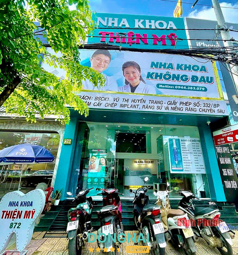 Bài viết đánh giá về Nha khoa Thiện Mỹ: 872 Phú Riềng Đỏ, P. Bình Phước Đồng Nai