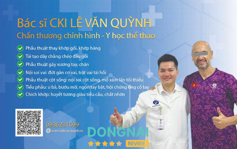 Phòng khám Xương Khớp BS Lê Văn Quỳnh tại Đồng Nai