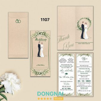 Thiệp Cưới Long Thành - Bưng Môn