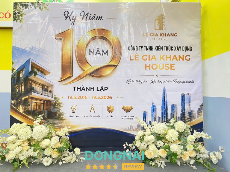 Xây nhà trọn gói ở Biên Hòa công ty lê gia khang