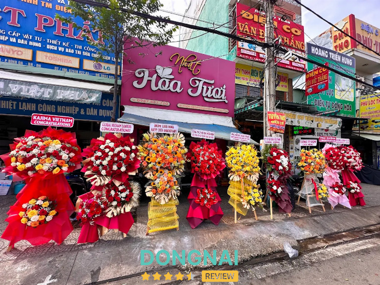Shop hoa khai trương ở Đồng Nai
