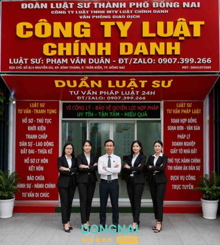 Bài viết đánh giá về luật sư phạm văn duẩn chính danh phường trấn biên đồng nai